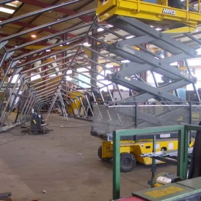 construction ossature metallique à Vouillé près de Poitiers dans la Vienne 86